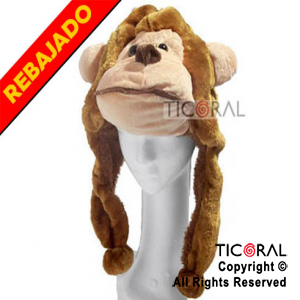 SOMBRERO MONO PELUCHE HS2952 x 1